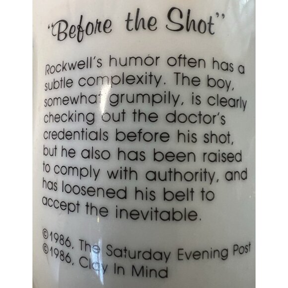 Norman Rockwell 1986 Saturday Evening Post Collection "Before The Shot" Collecti - Picture 8 of 12